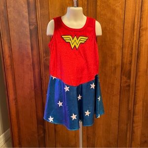 Wonder Woman Halloween Costume Girls size medium pre owned